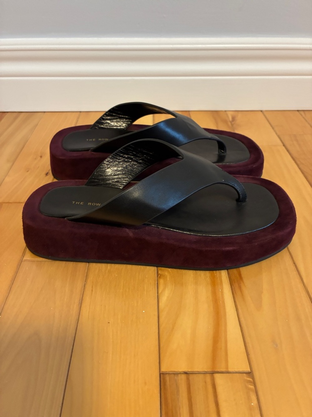 The Row Ginza Platform in Leather and Suede - Picture 5 of 10